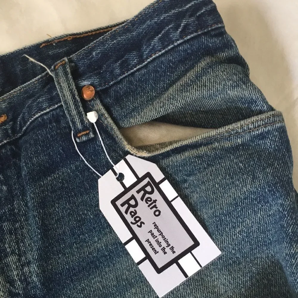 Vintage distressed high